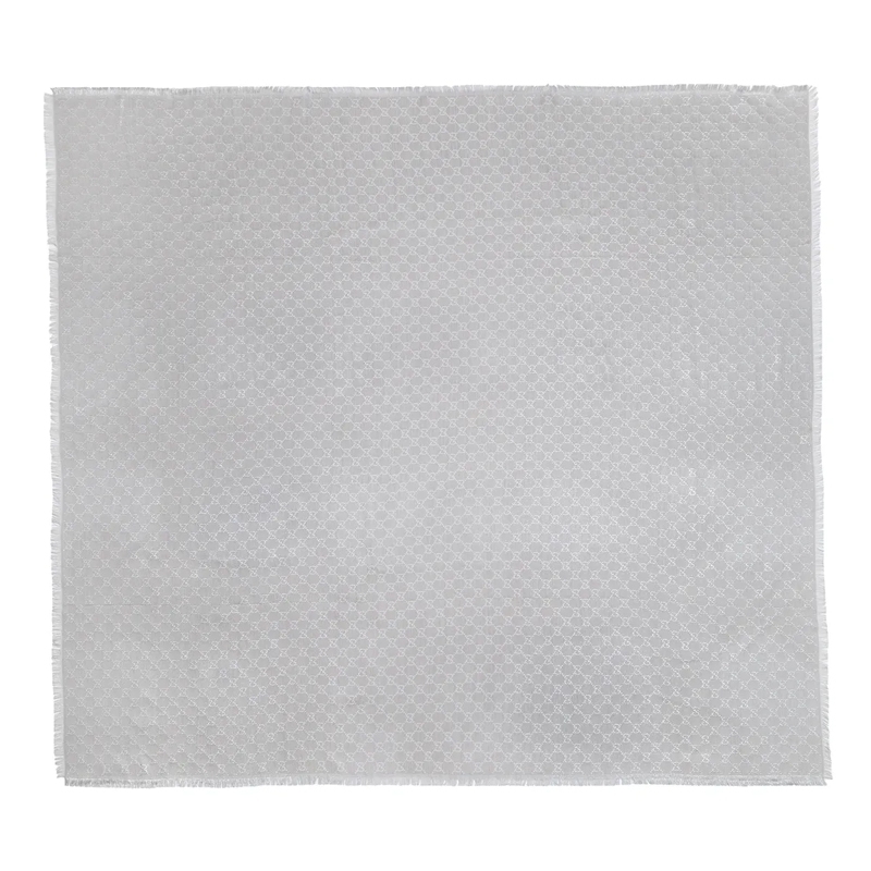 Gucci Leichter Schal GG Printed Scarf 130x130 Beige