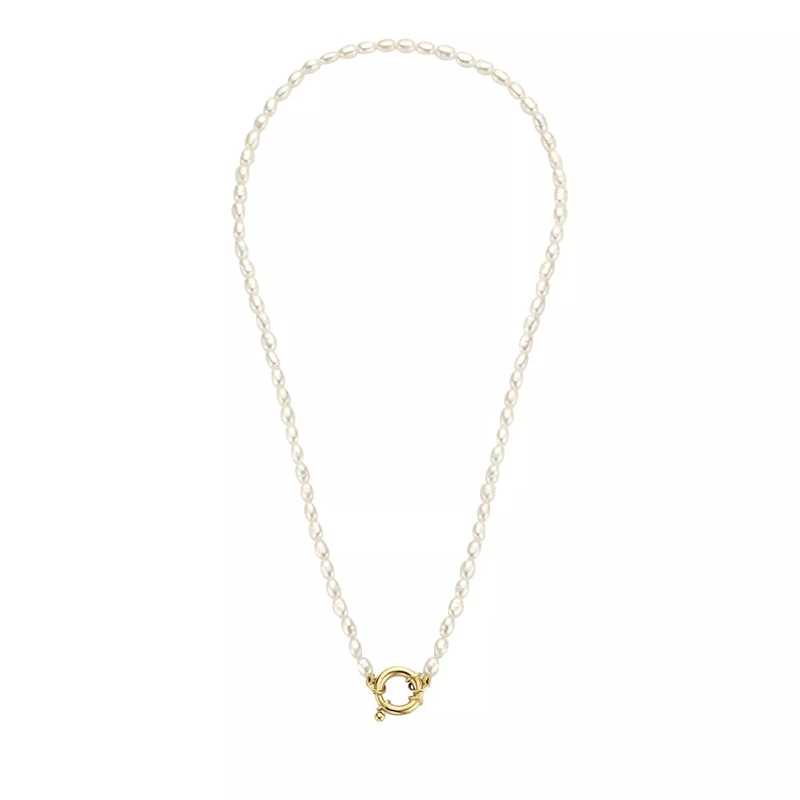 Isabel Bernard Medium Halsketting Aidee Marissa 14 karat necklace with Freshwater pe Gold