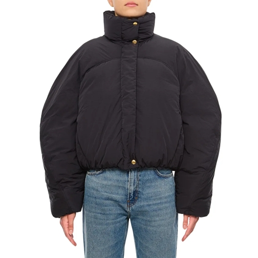 Jacquemus La Doudoune Courte Caraco Puff Jacket Black Giacca di transizione