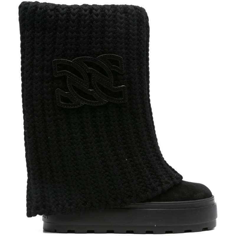 Casadei Stiefel Boots Black schwarz
