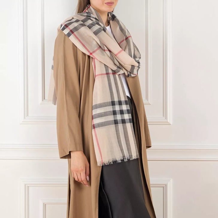 スカーフ BURBERRY Woman Scarf Sand 8097026 BURBERRY: Scarf woman - Sand | Burberry scarf 8097026 online
