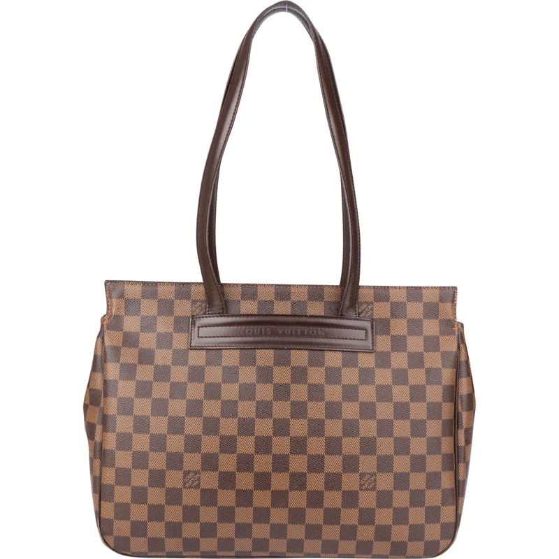 Louis Vuitton Schultertasche Louis Vuitton Damier Ebene Monogram Parioli PM Sho braun