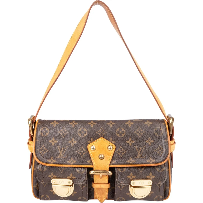 Louis Vuitton Schultertasche Louis Vuitton Canvas Monogram Hudson PM Shoulder B braun