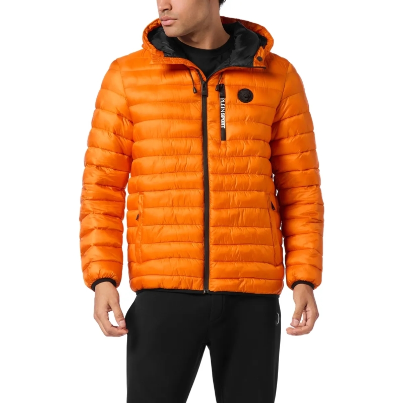 Plein Sport Lederjacke Jacke Tiger orange(Image 3)