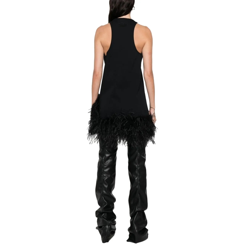 The Attico Minikleid Dresses Black schwarz