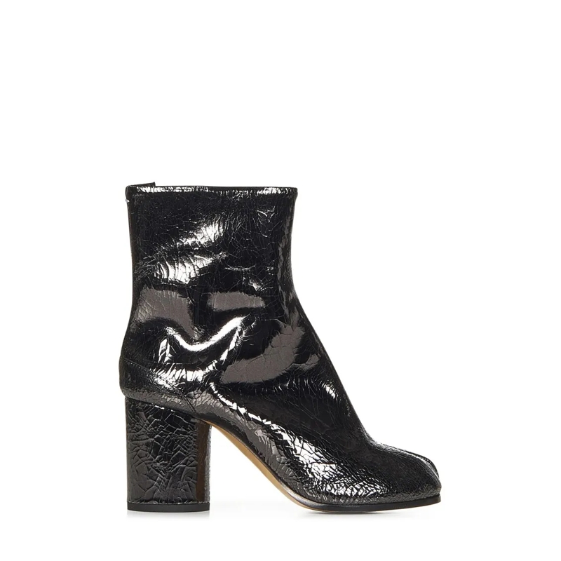 Maison Margiela Stiefel Contemporary Grey Boots With Broken Mirror Effect Grey