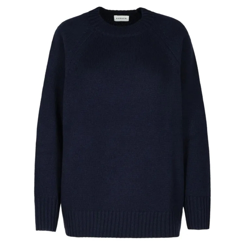 P.A.R.O.S.H. Wood' Blue Cashmere Sweater Blue 