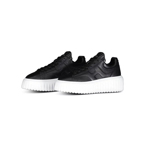 Hogan Sneakers H-Stripe aus Leder Schwarz sneaker basse