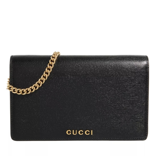Gucci Wallet Black Wallet On A Chain