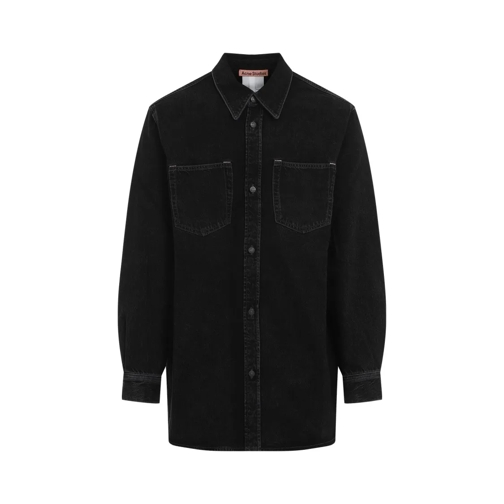 Acne Studios Jeansjassen Black Cotton Shirt Black