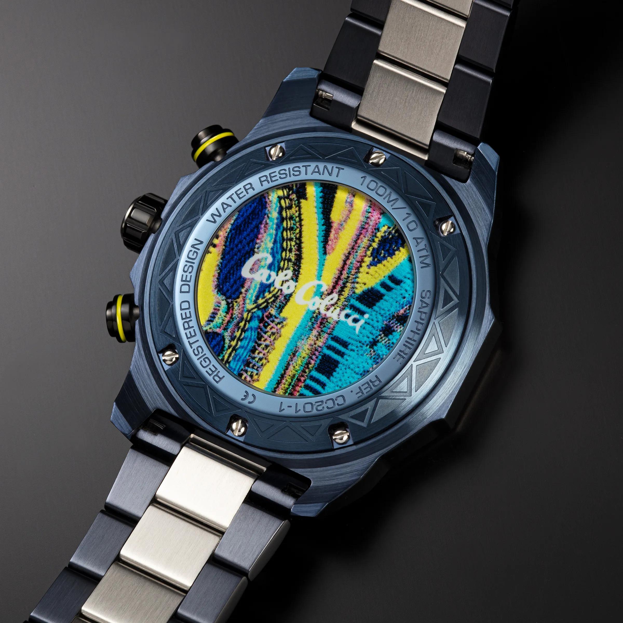 Thumbnail - Carlo Colucci Uhren - Herrenuhr CC200 . - Gr. unisize - in Blau - für Damen