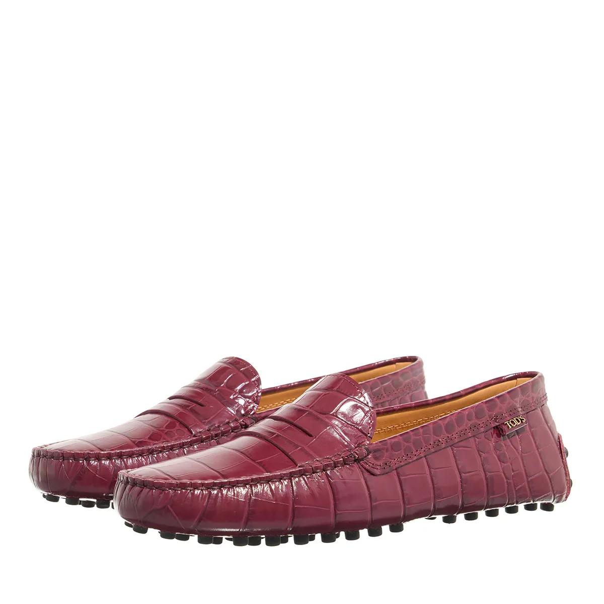 Tod%27s Loafers & Ballerinas - Loafer Mocassino - Gr. 39,5 (EU) - in Rot - für Damen