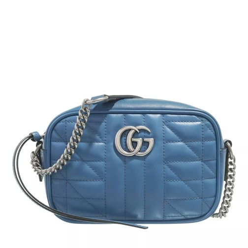 Gucci Marmont Bag Small Clear Blue Crossbody Bag