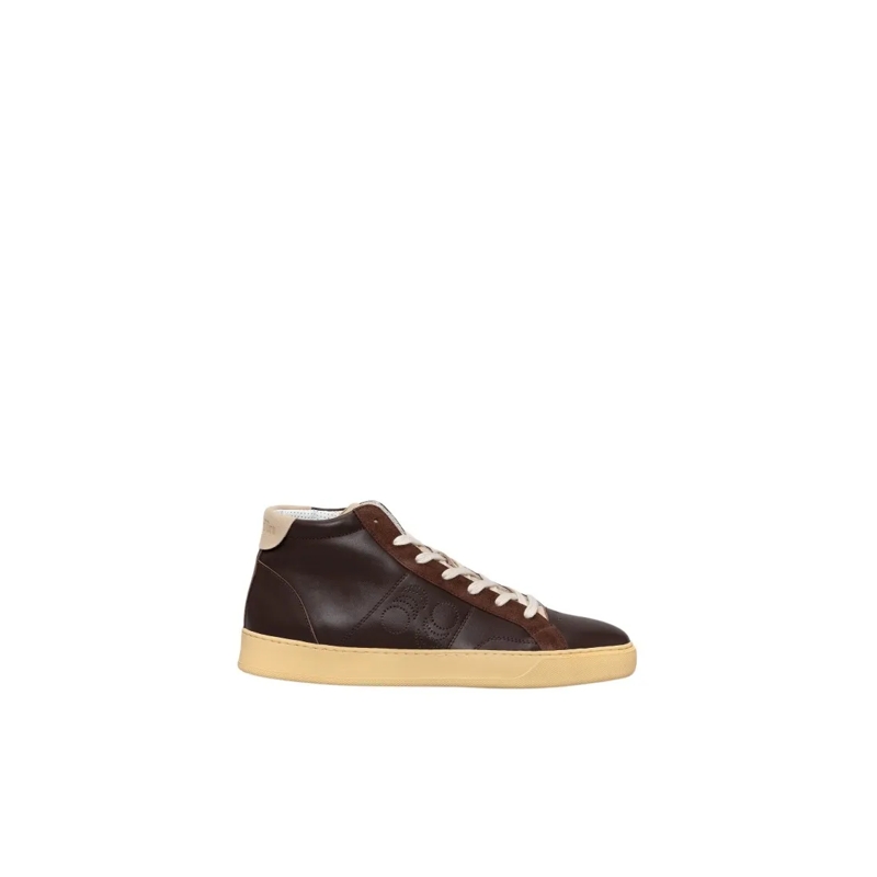 Pantofola D'Oro Sneaker basse Del Bello Mid Brown Men's Sneaker Black