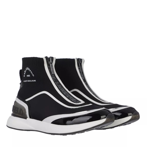 Karl Lagerfeld Finesse Legere Zip Boot Black High-Top Sneaker
