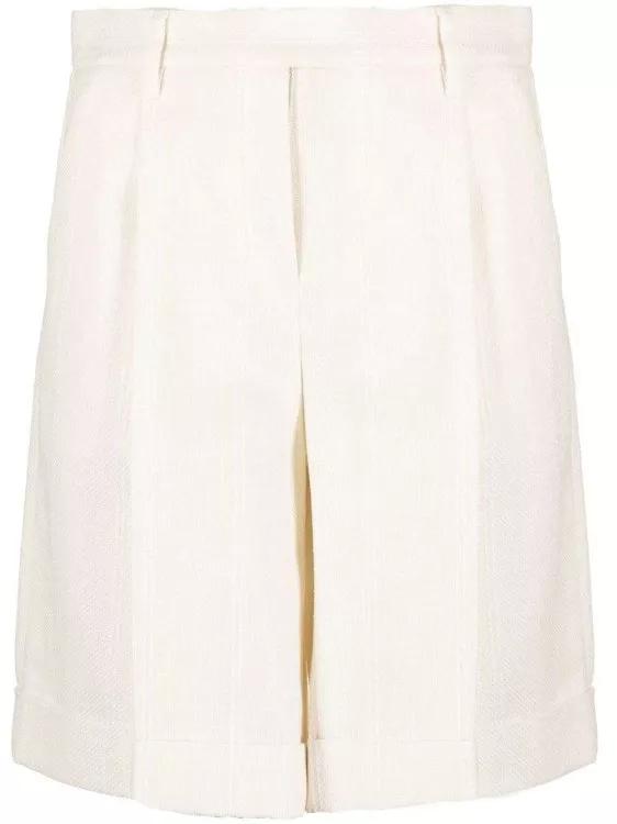 Thumbnail - Lorena Antoniazzi - High-Waisted Shorts - Größe 44 - weiß