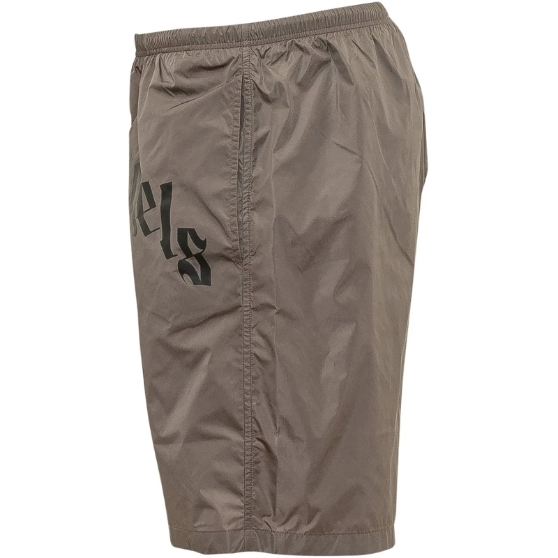 Palm Angels  Costume da Bagno con Logo Curvo taupe(Image 3)