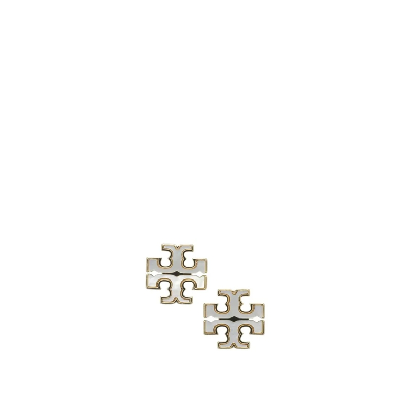 Tory Burch Ohrstecker Geometric Design Brass And Mother Of Pearl Earring Not Applicable