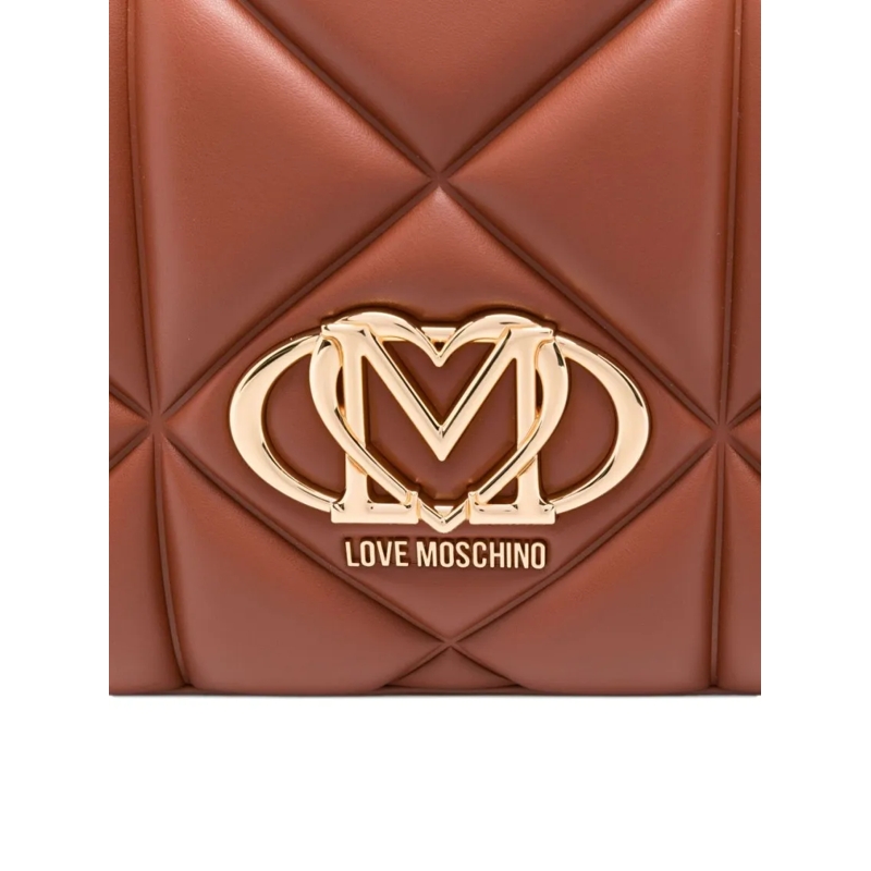 Love Moschino Schultertasche Quilted Brown Shoulder Bag Brown