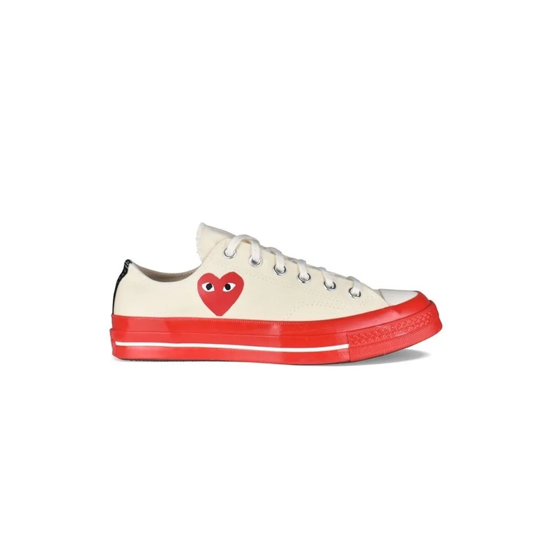 Comme des Garcons Low-Top-Sneaker Chuck Taylor Sneakers Red