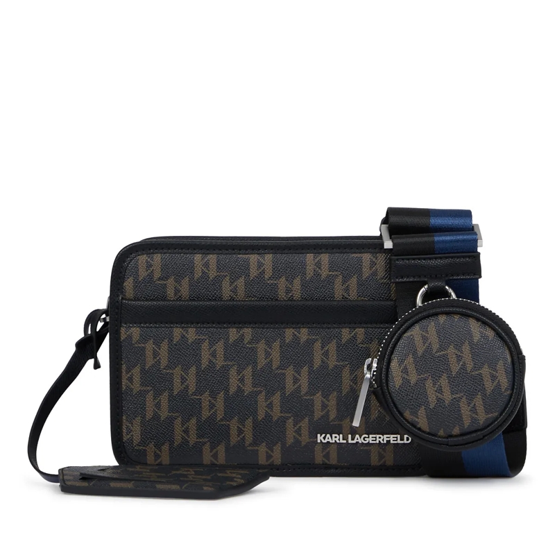 Karl Lagerfeld Crossbody Bag K/Monogram Kanvas Umhängetasche Umhängetasche schwarz