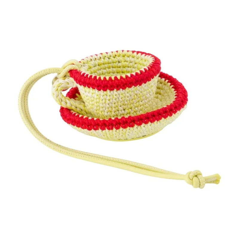 J.W.Anderson  Teacup Charm - Cotton - Yellow Red
