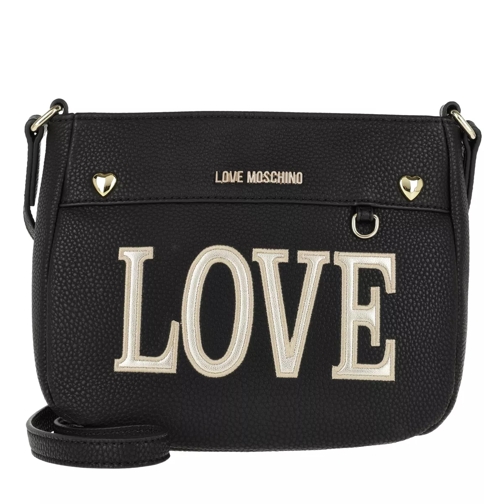 Love Moschino Pebble Pu Love Crossbody Bag Nero Cross body-väskor