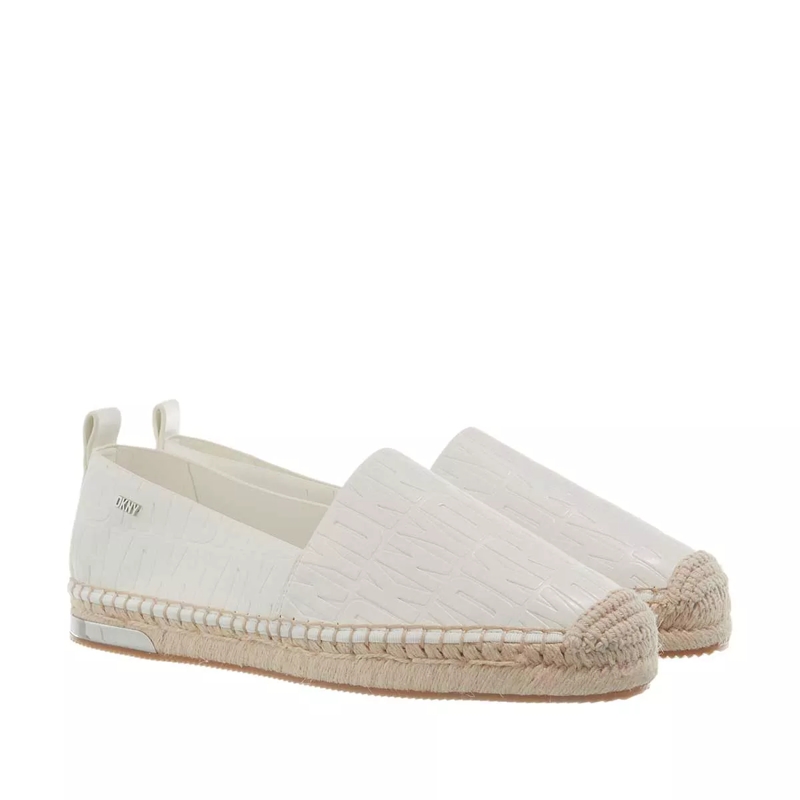 DKNY Espadrilles Makalina - Flat Espadrille 18Mm Pale White