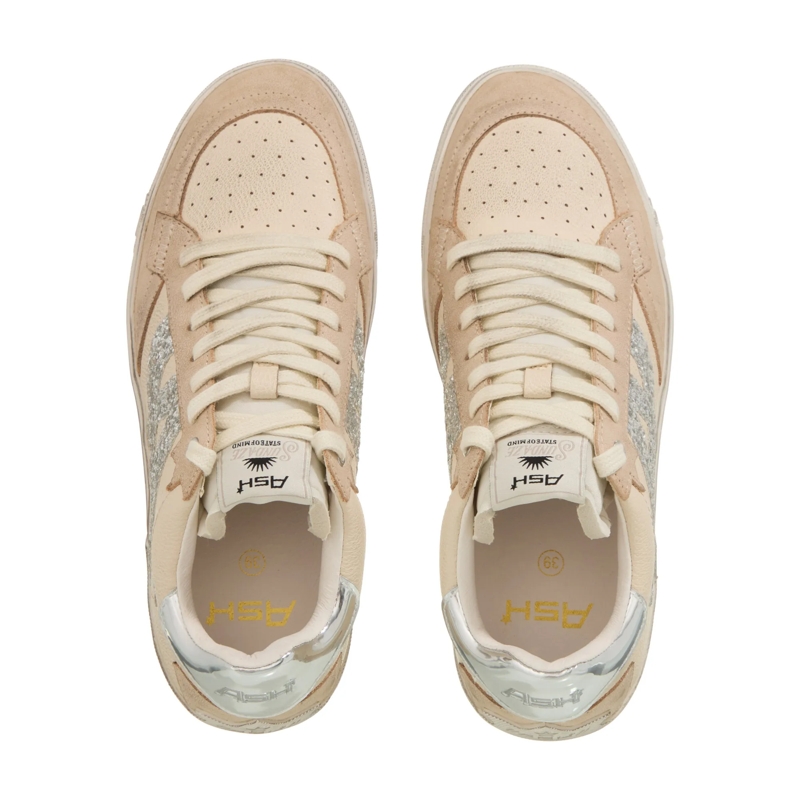 Ash Low-Top-Sneaker Moonlight01 Cuoio/Talc/Silver(Image 6)