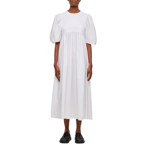 Cecille Bahnsen Midi-Kleider Ailey Dress Cotton White White