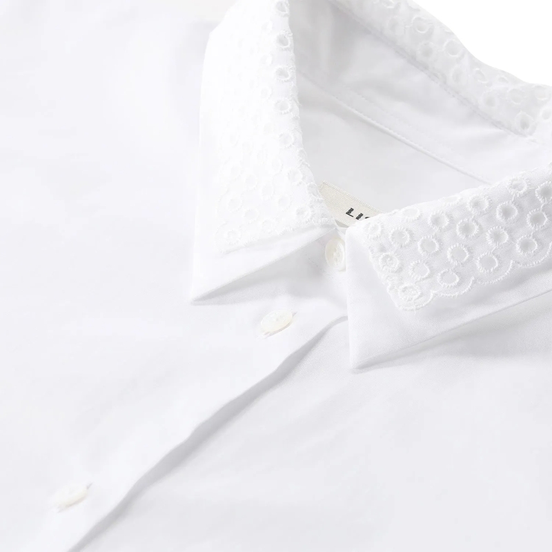 Lis Lareida Chemisier Hemdbluse Dorsee weiß(Image 4)