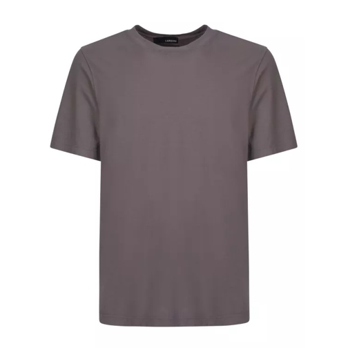 Lardini Jersey Cotton T-Shirt Brown T-shirts
