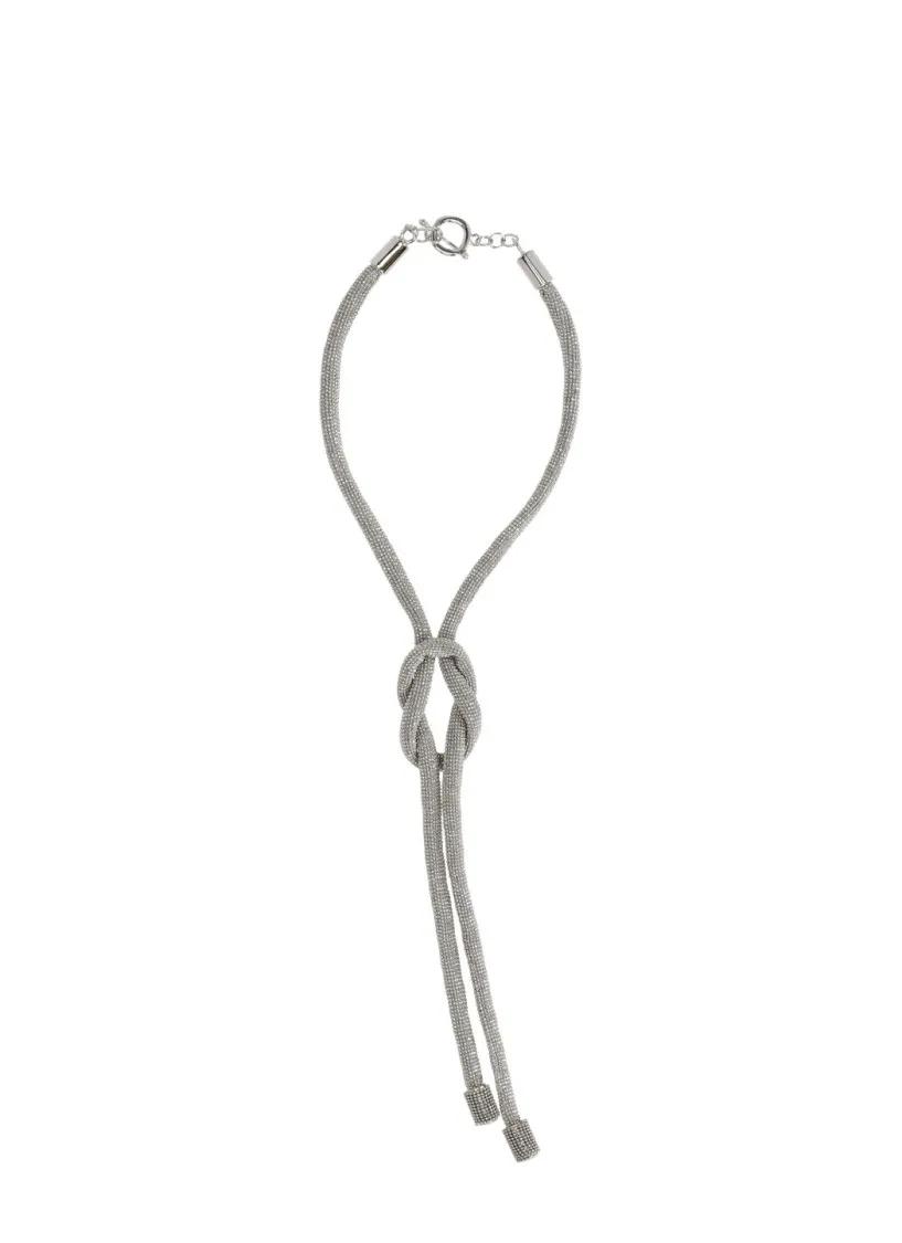 Fabiana Filippi Halskette - Silver Necklace - Gr. unisize - in Silber - für Damen