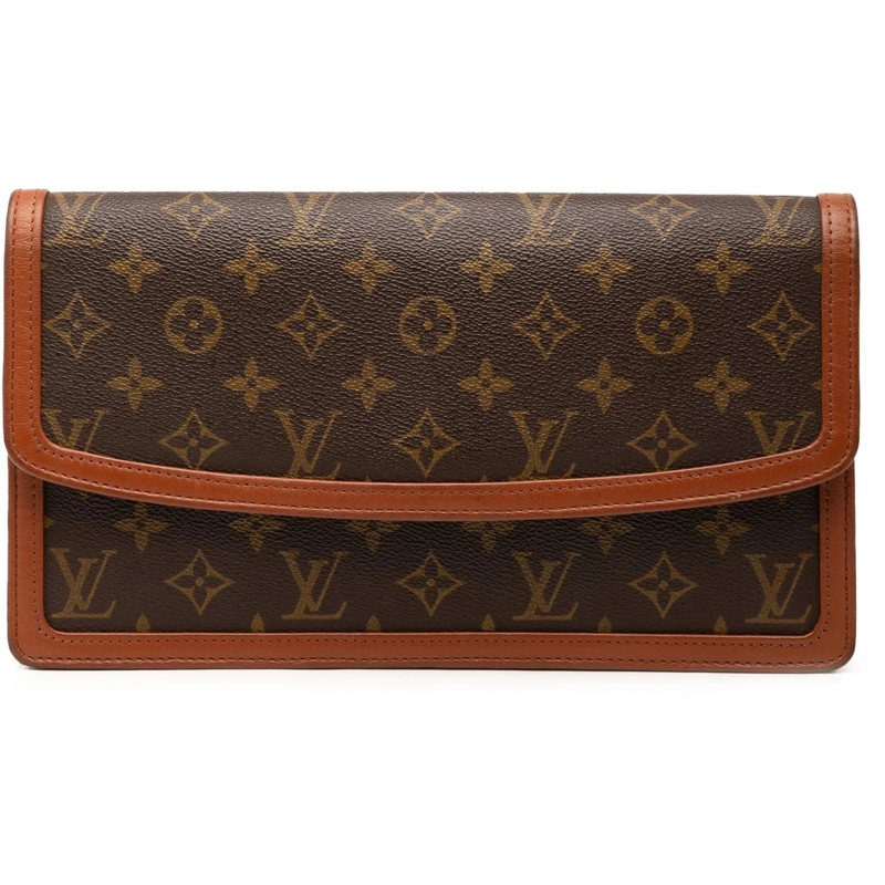 Louis Vuitton Clutch Monogram Pochette Dame GM braun