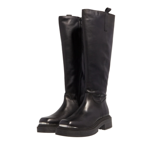 Steve Madden Constance Black Leather Stövlar