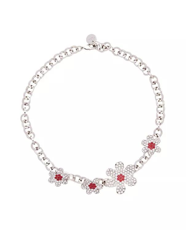 Marni Halskette - Flower Necklace - Gr. unisize - in Silber - für Damen