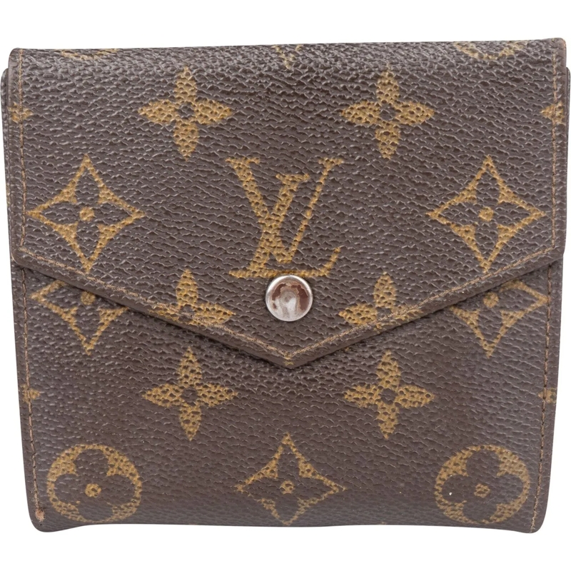 Louis Vuitton Geldbörse Louis Vuitton Canvas Monogram Elise Wallet braun