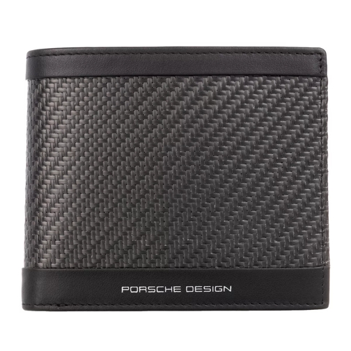 Porsche Design Carbon Wallet Black Bi-Fold Portemonnaie