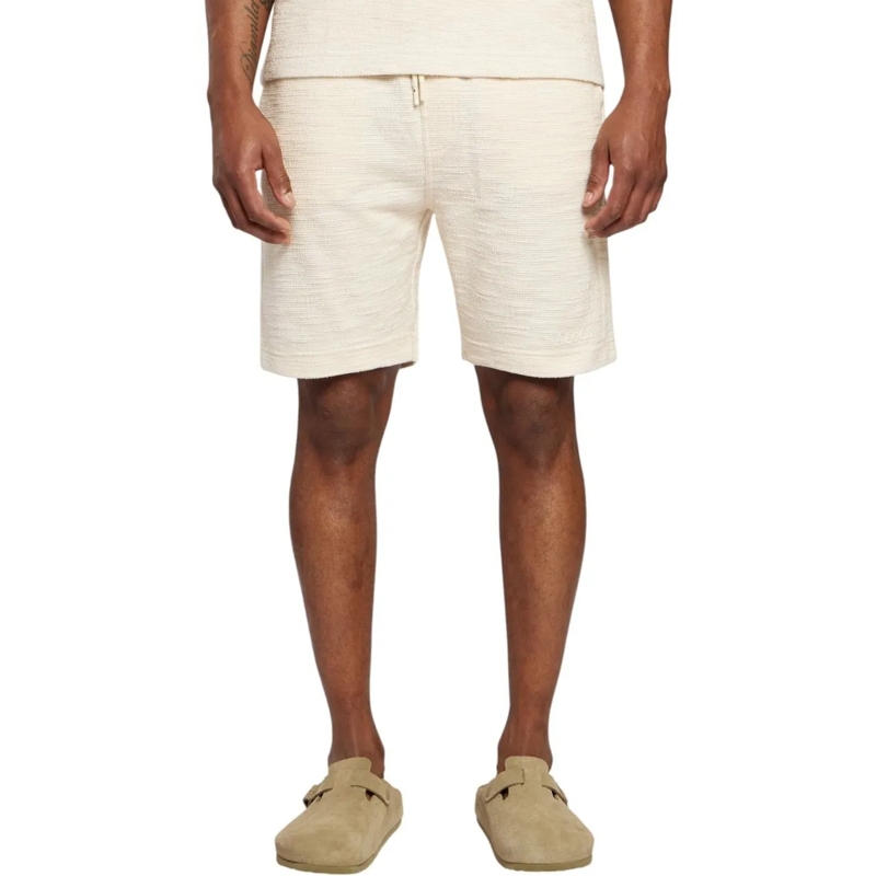 AEDEN Shorts Heren Korte Broek weiß