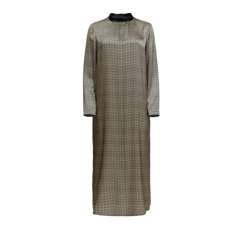 Helene Galwas Maxikleid Seidenkleid HOPE dunkel-grün