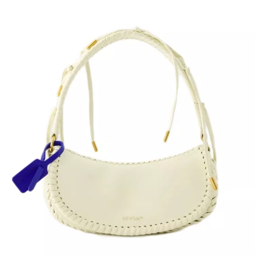 Off-White Edge Weaving Shoulder Bag - Leather - Beige Neutrals Borsa a tracolla