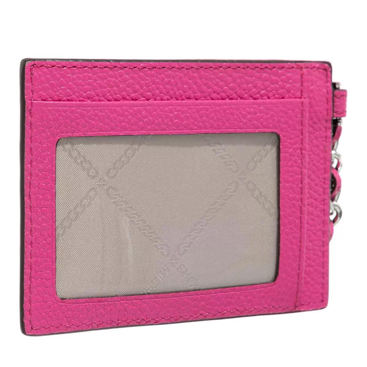 Michael kors deals card holder pink