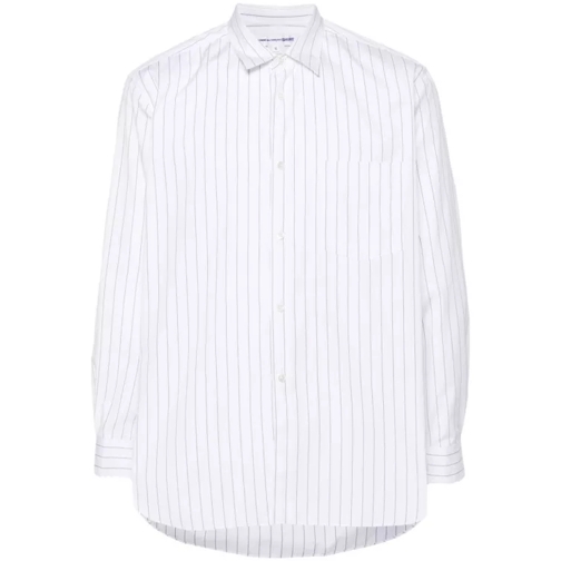 Comme des Garcons Cotton Poplin Texture Shirt White 