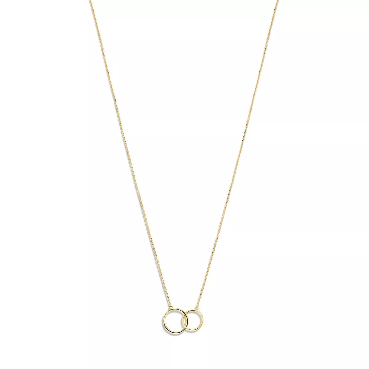Thumbnail - Isabel Bernard Halskette - Le Marais Loulou 14 Karat Necklace With Rings - Gr. unisize - in Gold - für Damen