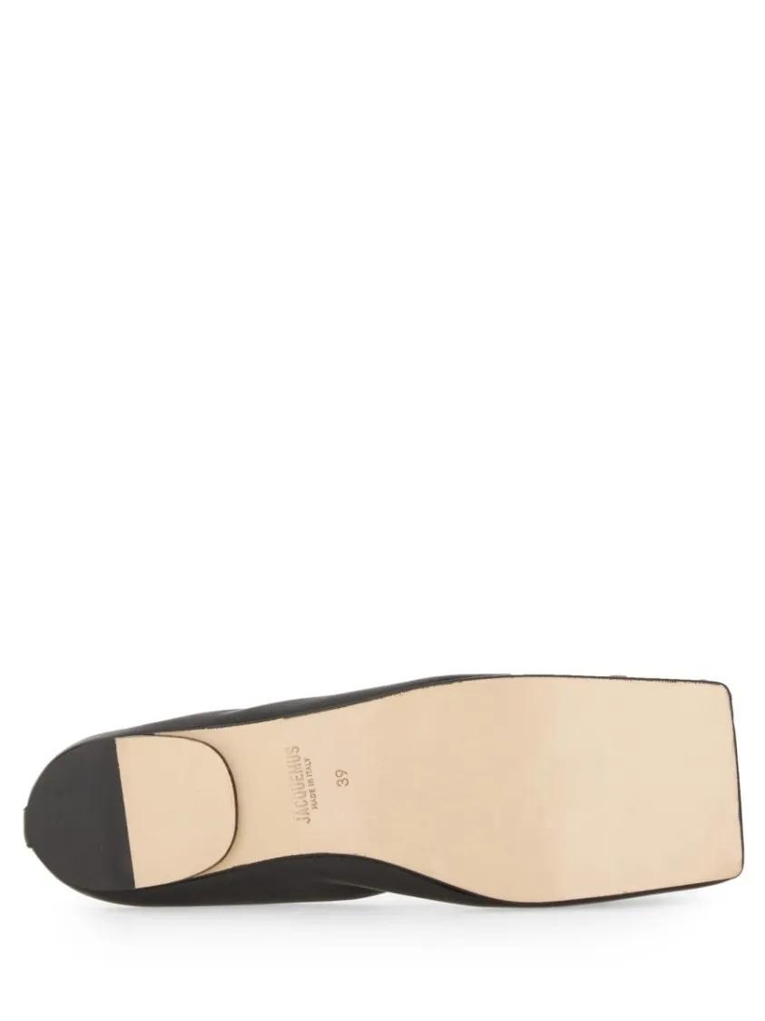 Thumbnail - Black Square-Toe Shoes With Gathered Upper - Gr. 41 (EU) - in Schwarz