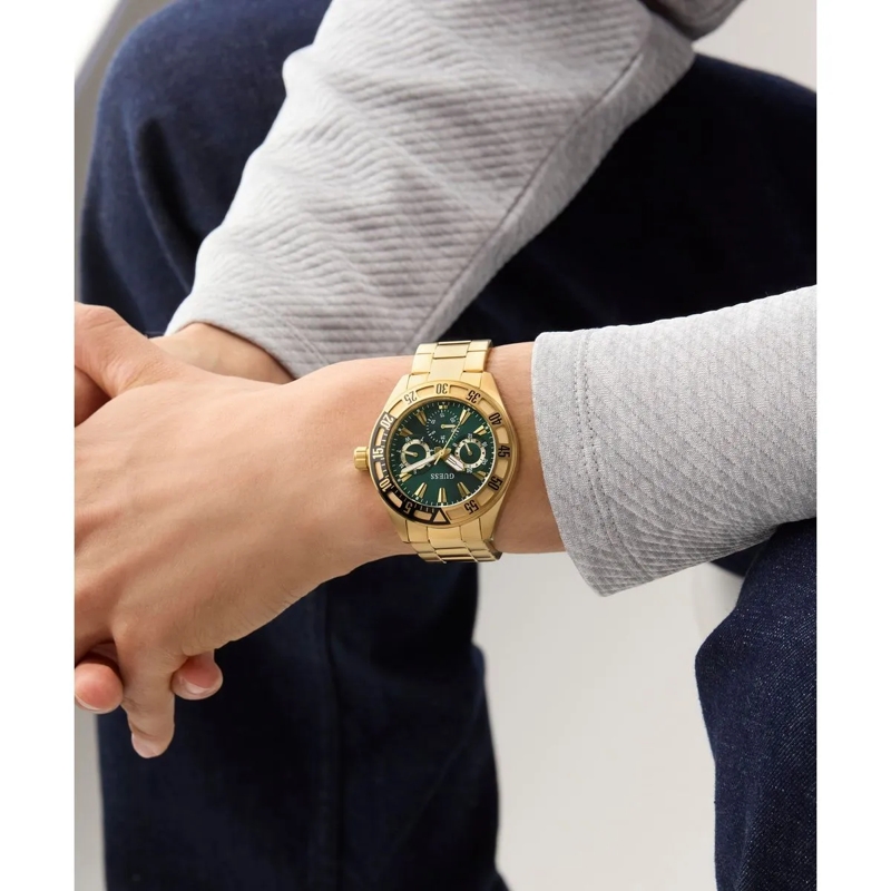 Guess Quarzuhr Quarz-Analoguhr Letterman gold(Image 3)