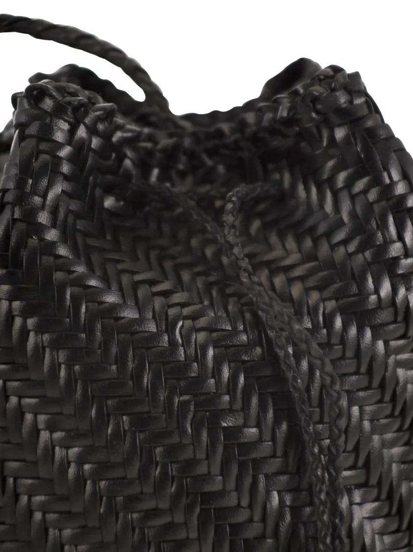 Thumbnail - DRAGON DIFFUSION Beuteltaschen - Pompom Double Jump - Bucket Bag - Gr. unisize - in Schwarz - für Damen