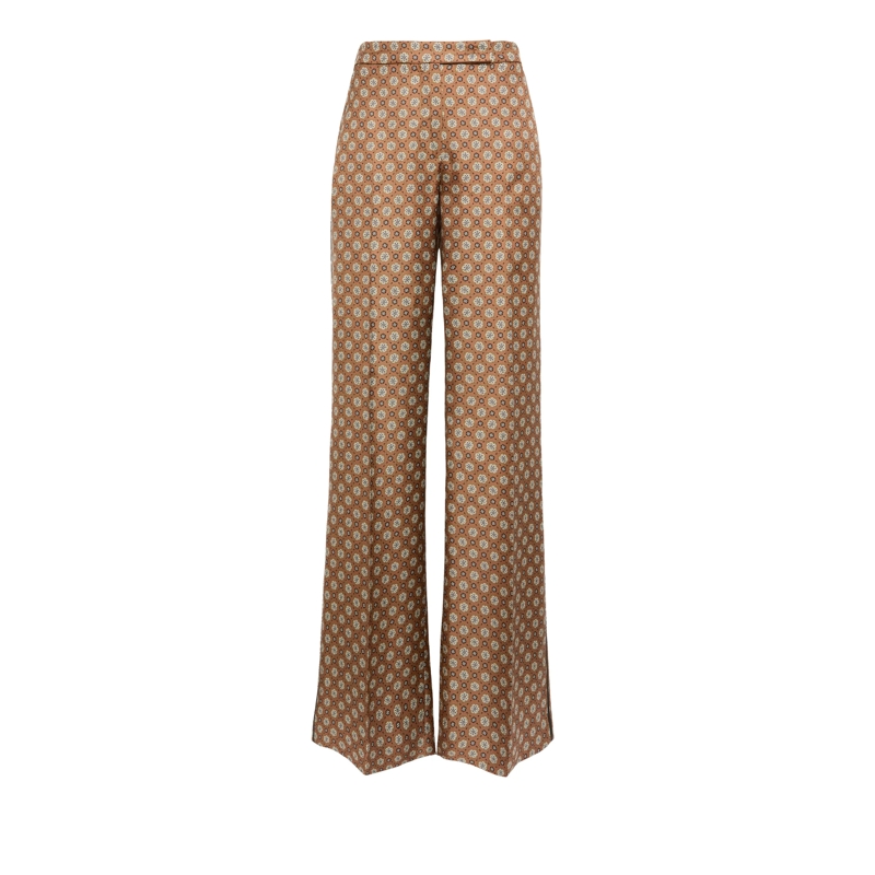 Dorothee Schumacher Hose GRAPHIC DREAMS pants brown big tie