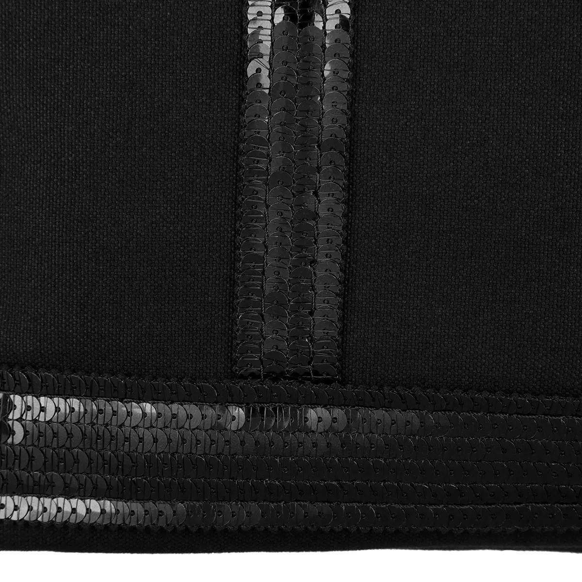 Vanessa Bruno Totes Cabas Zipper Tote Cotton Medium Noir in zwart