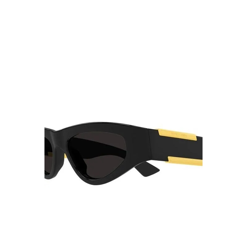 Bottega Veneta Sonnenbrille BV1407S Black-Black-Grey(Image 4)